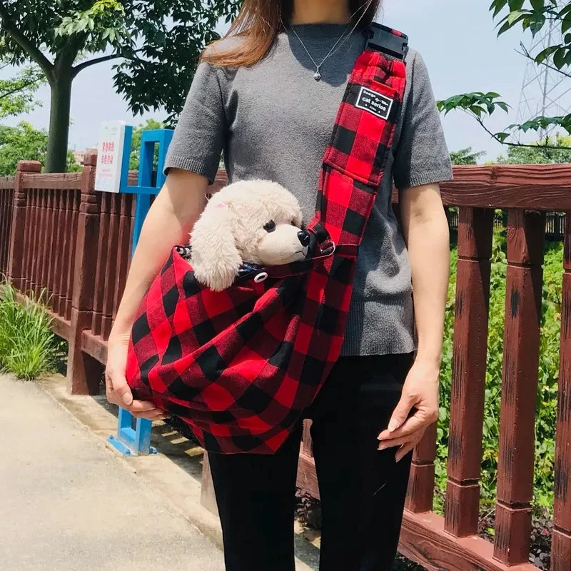 Sac bandoulière de transport pour animaux