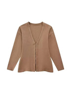 Cardigan Ajusté col V avec Crochet