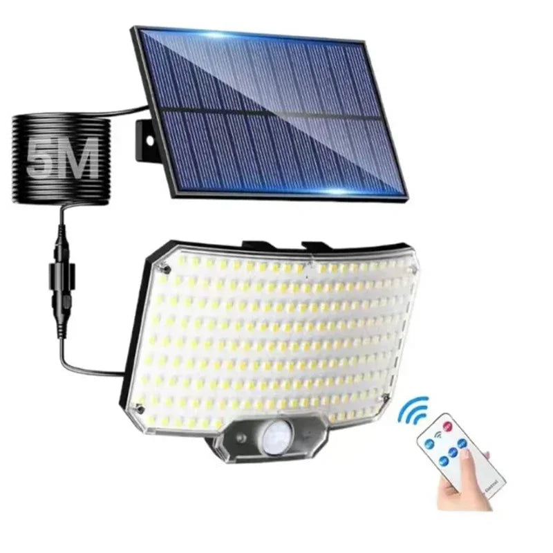 Projecteur LED Solaire Extérieur – 234 LEDs + Capteur