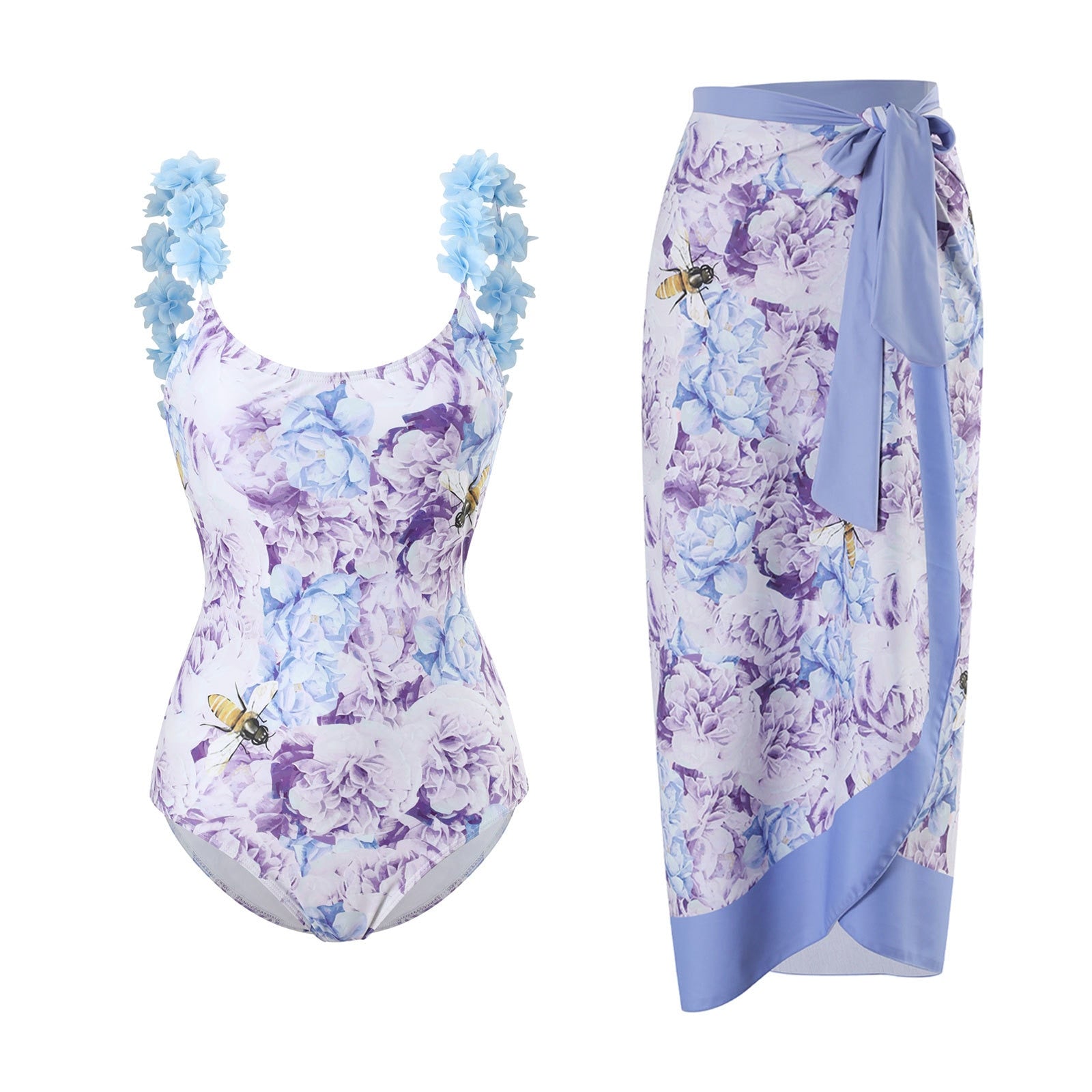 Maillot 1PC & Jupe longue