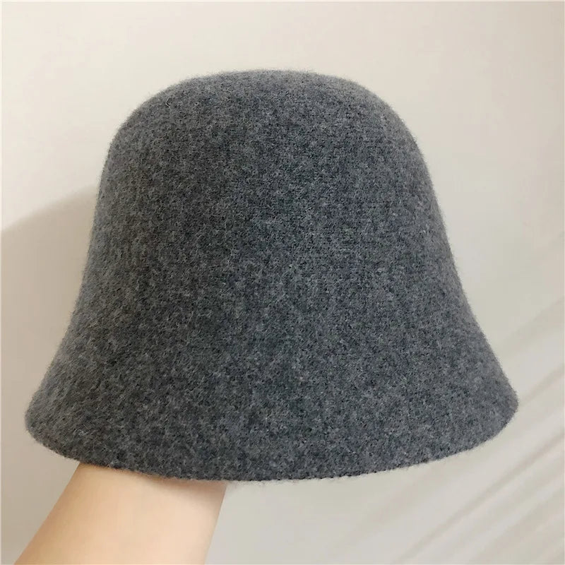 Chapeau Cloche Rétro en Laine