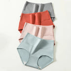 ot de 4 Culottes Taille Haute en Coton pour Femme – Respirantes & Confortables