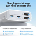 Mini Batterie Externe charge rapide 10000mAh