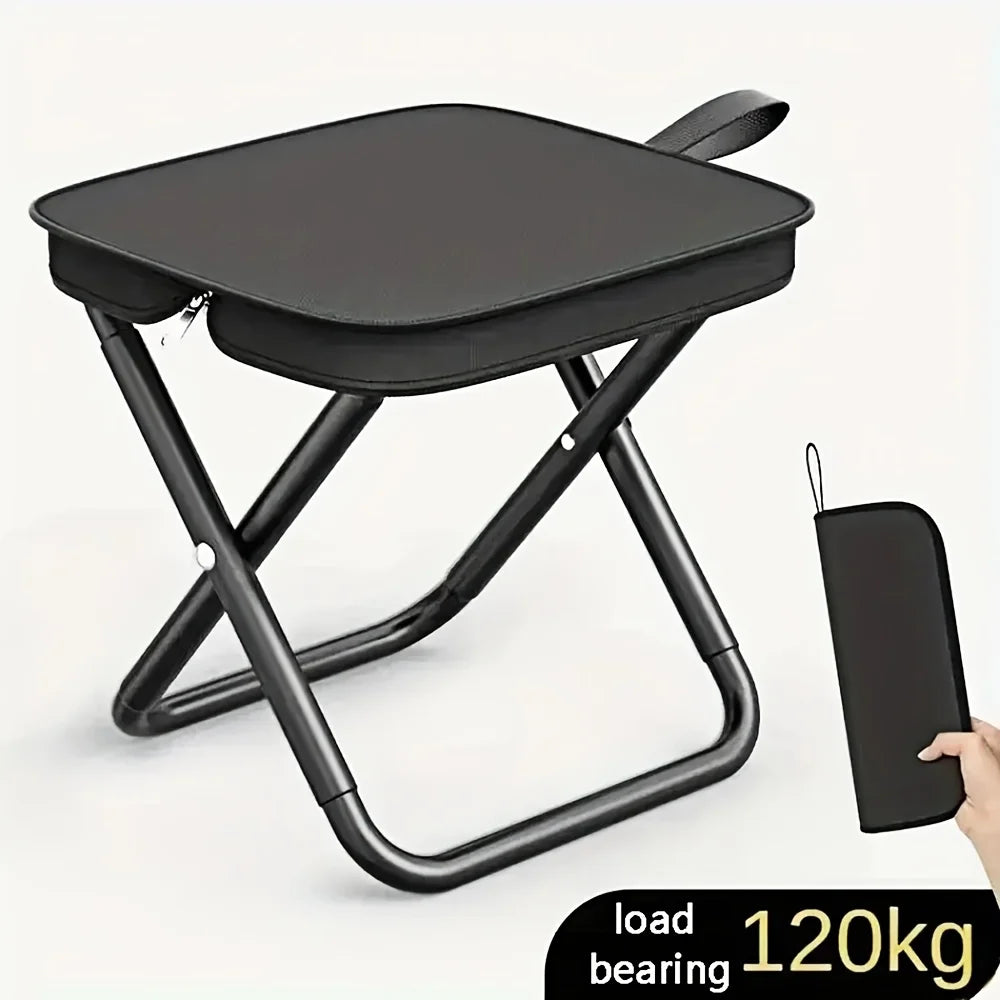 Tabouret Portatif de Camping - Pliable en Trousse