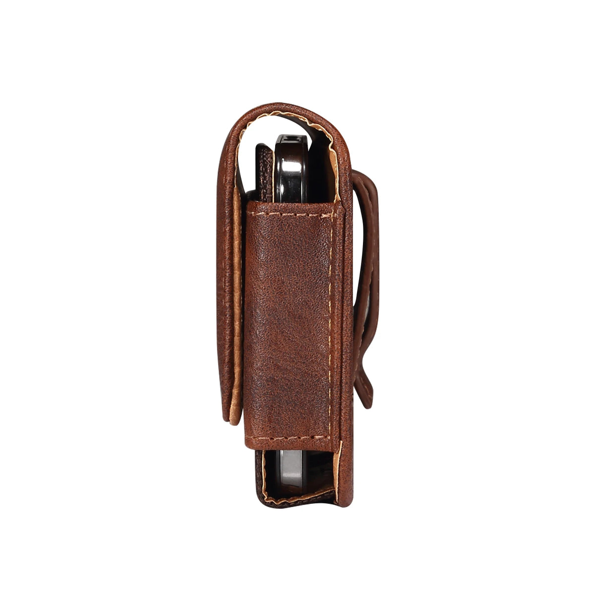 Étui Téléphone en Cuir de Vache avec Clip Ceinture – Pochette pour iPhone & Samsung