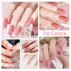 Kit 16 pièces débutant faux ongles en PolyGel