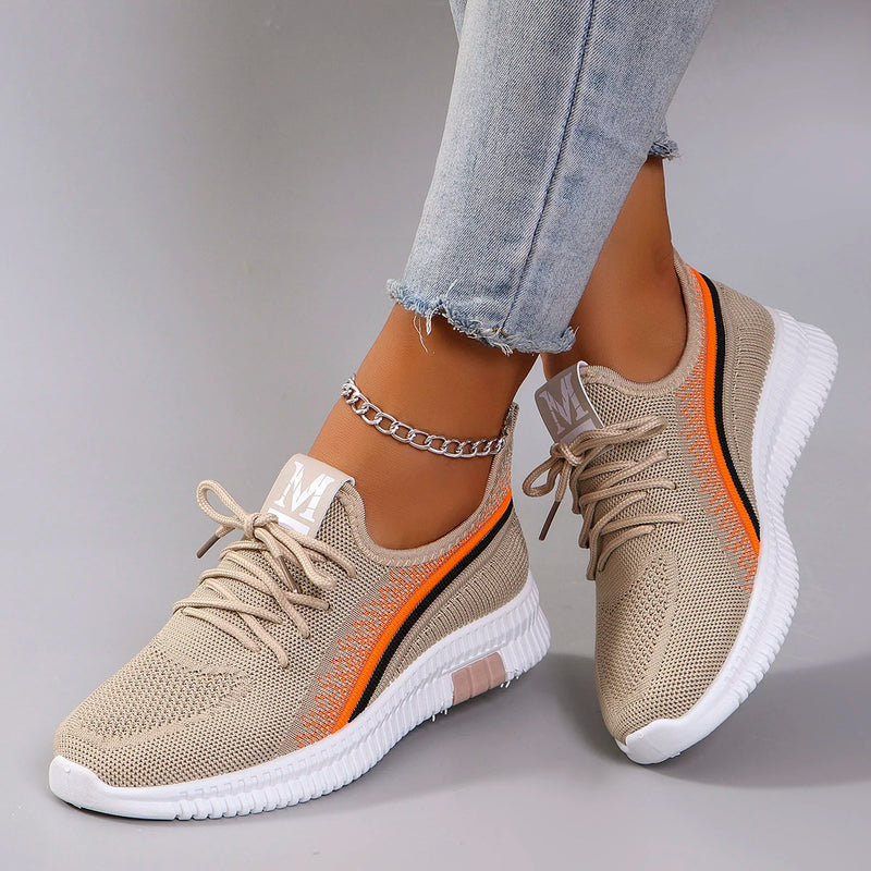 Sneakers Femme Confort Total – Semelle Antichoc