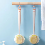 Brosse de douche 2 en 1 - Nettoie et Exfolie