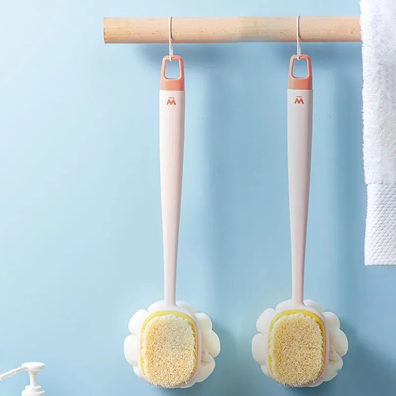 Brosse de douche 2 en 1 - Nettoie et Exfolie