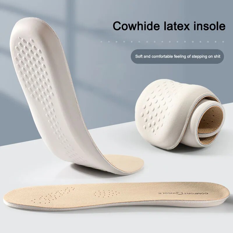 Semelles intérieures en cuir Latex