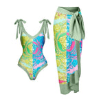 Maillot 1PC & Jupe longue