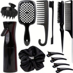 Ensemble de Peignes et Brosses pour Cheveux et Coiffure