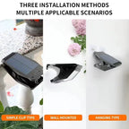 Lot de 2 Lumières Solaires à Clip 58 LED Détecteur de Mouvement