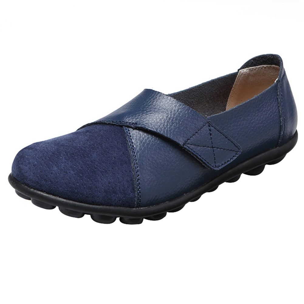 Mocassins orthopédiques en cuir pour femme