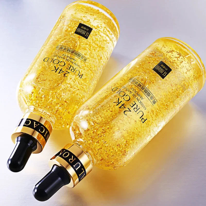 Sérum Visage Or 24K - Rajeunissant, anti-âge & anti-rides