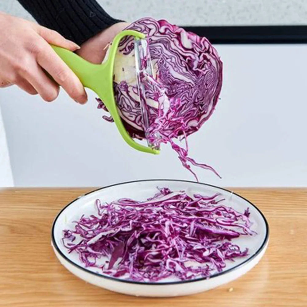 Large Économe à Légumes - Lame Tranche en Acier