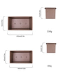 Moule à Pain Rectangulaire avec Couvercle - 2 Tailles