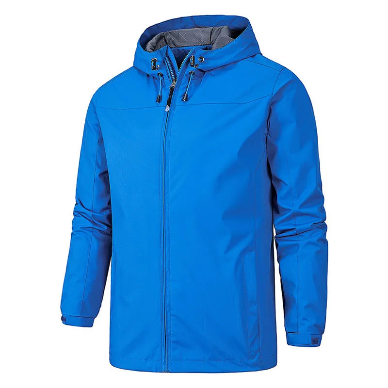Waterproof hooded jacket for men and women - Free delivery
