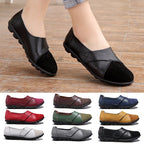 Mocassins orthopédiques en cuir pour femme