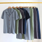 Ensemble Pyjama Japonais Léger Manches Courtes