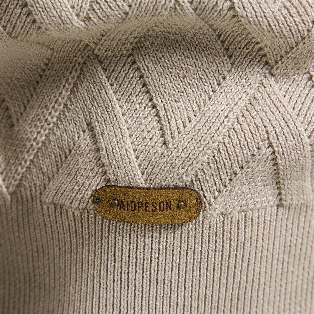 Pull Manches Longues et Col Rond torsadé - Hommes