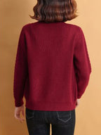 Cardigan épais tricoté et torsadé - Femme