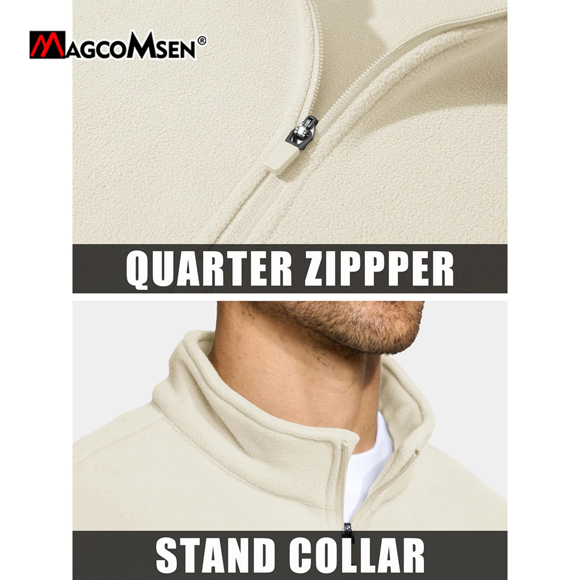 Sweat Polaire Zippé pour Homme