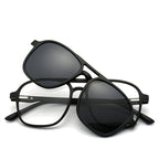 Lunettes de soleil polarisées magnétiques 6 en 1