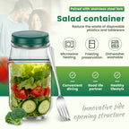 Boîte à Lunch Pratique pour Salade en Plastique