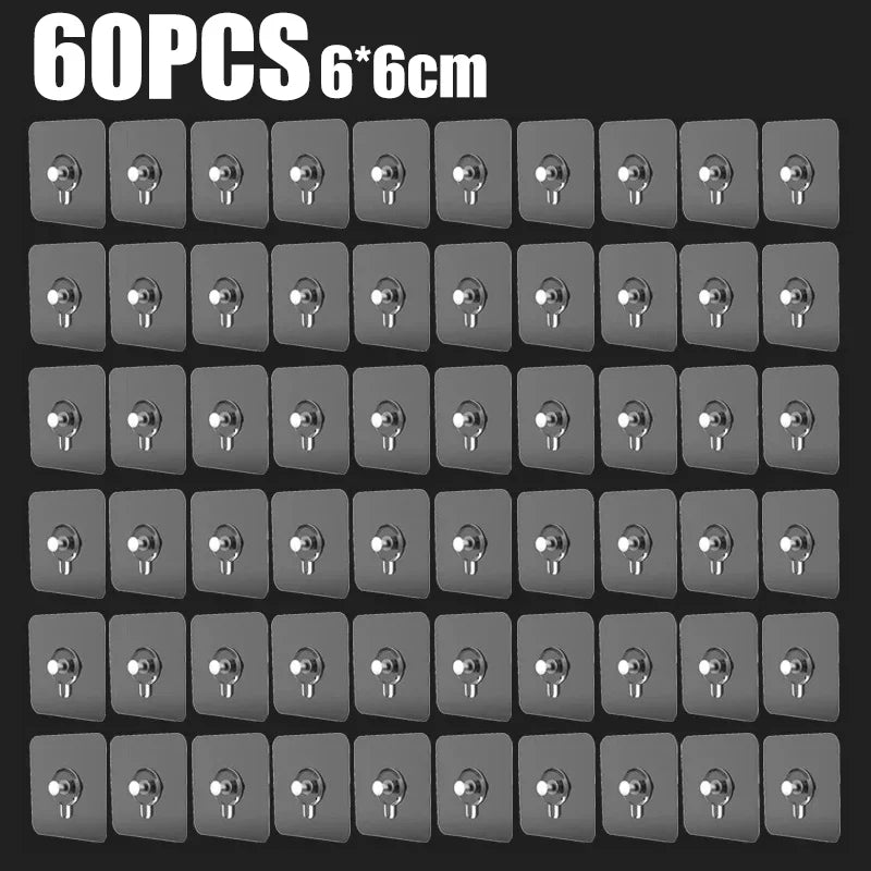 Lot de 40 Clous auto-adhésifs Fixation FORTE - Facile à installer