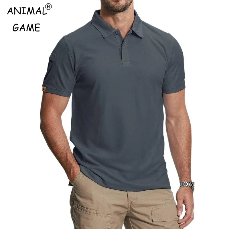 Polo Homme Classique Respirant - Streetwear Été