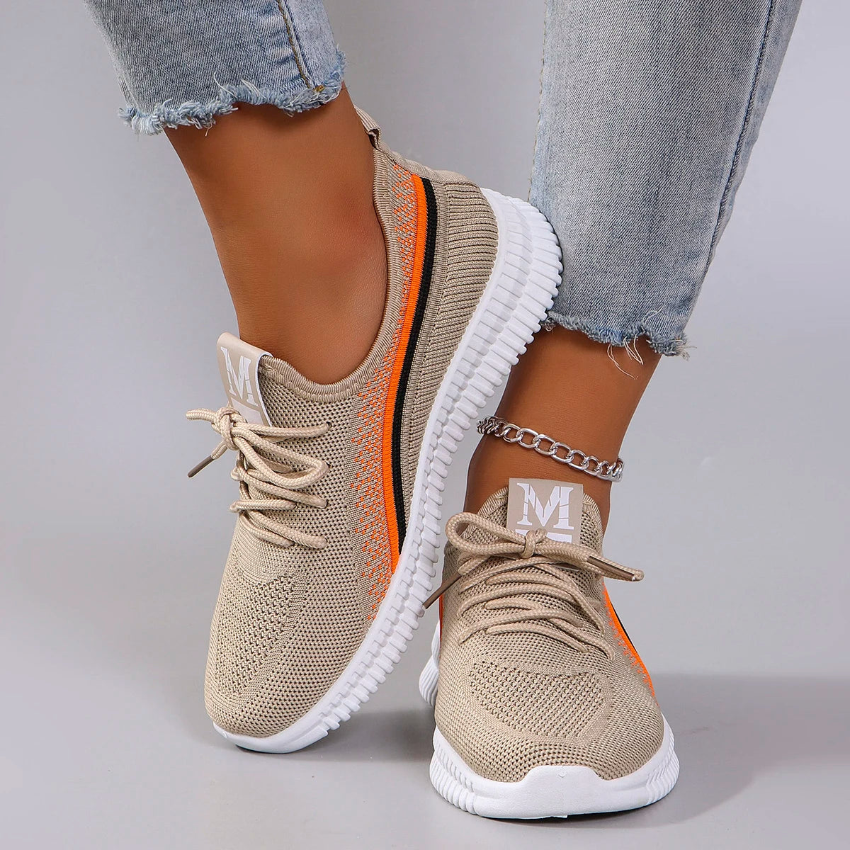 Sneakers Femme Confort Total – Semelle Antichoc