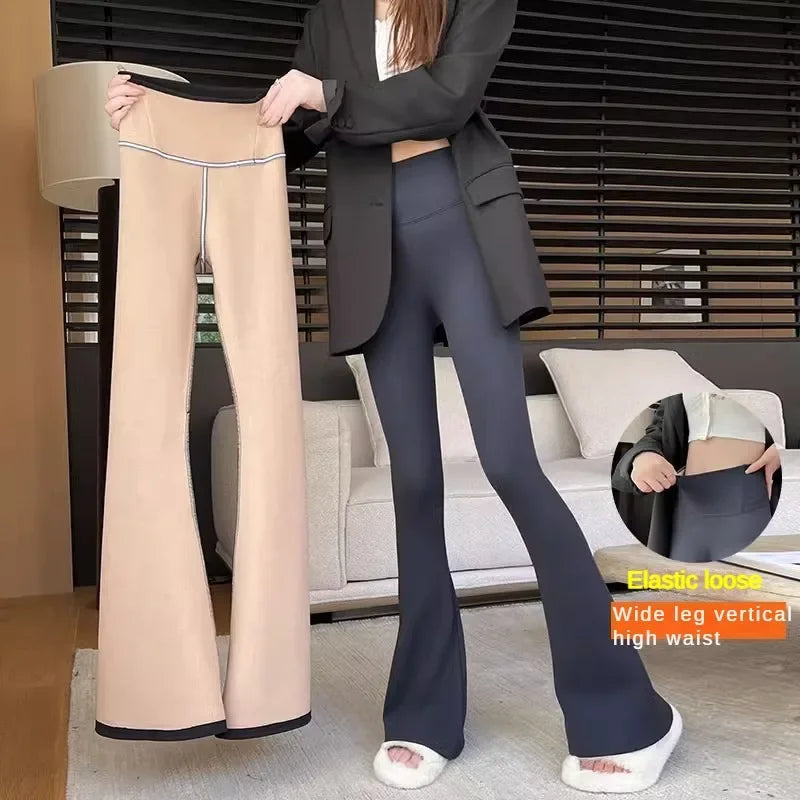 Legging Évasé Doublure Polaire