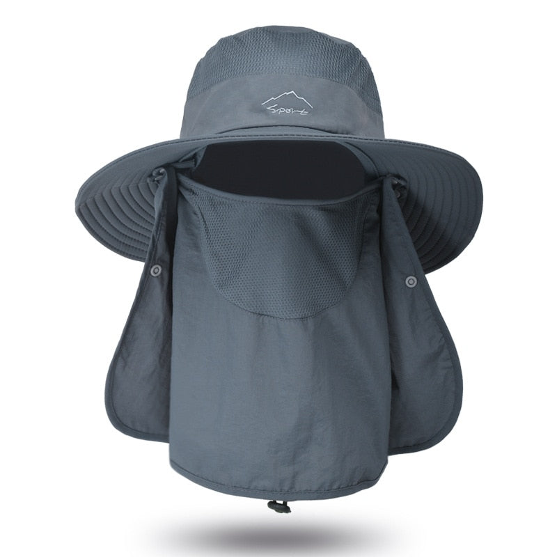 Chapeau de randonnée Anti-UV - Protection intégrale