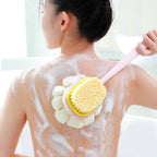 Brosse de douche 2 en 1 - Nettoie et Exfolie