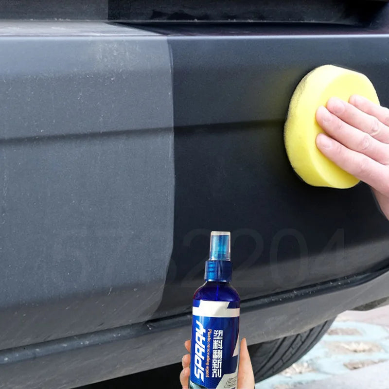 Spray rénovateur plastique de voiture