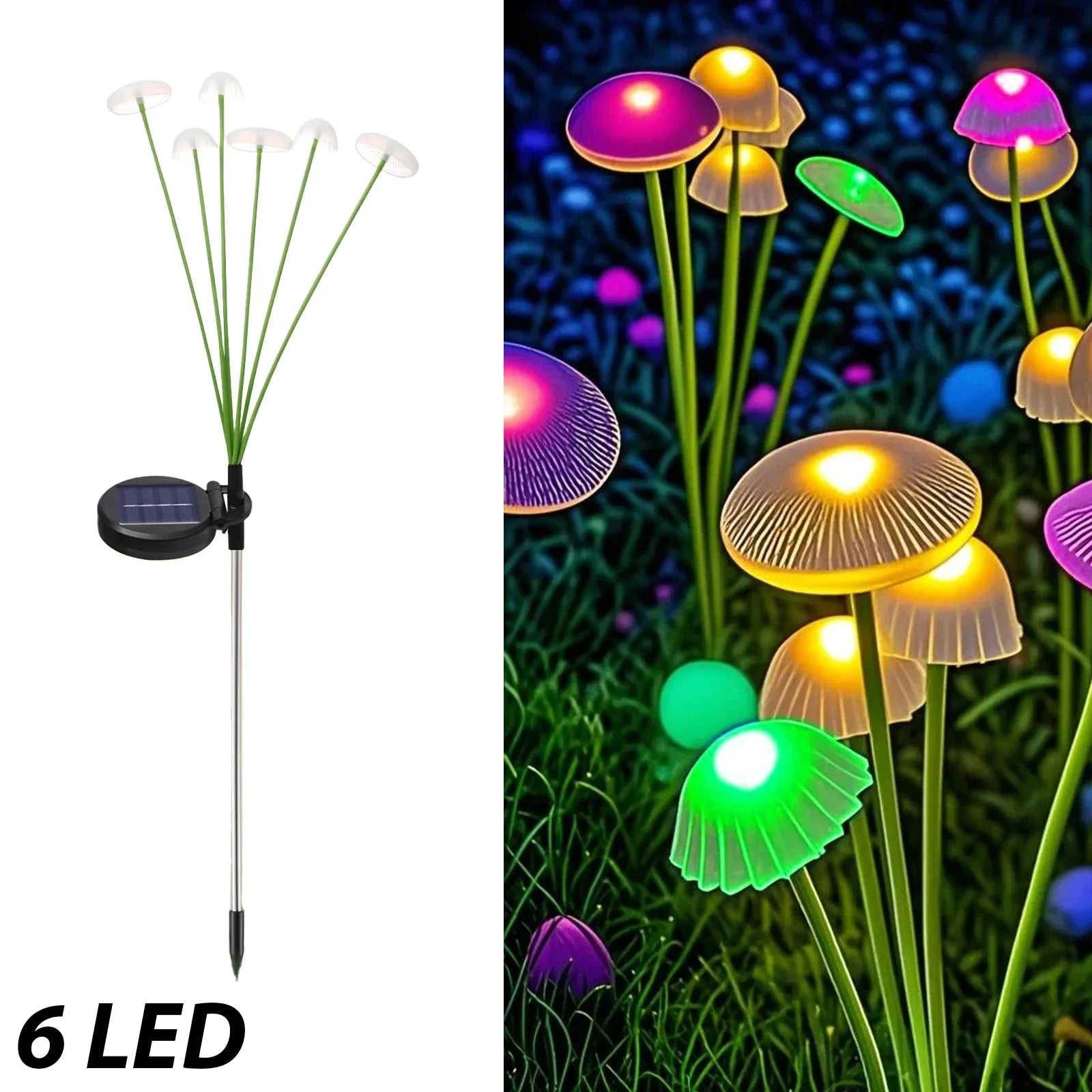 Medusa - Lampes Solaires de Jardin en Forme de Méduse