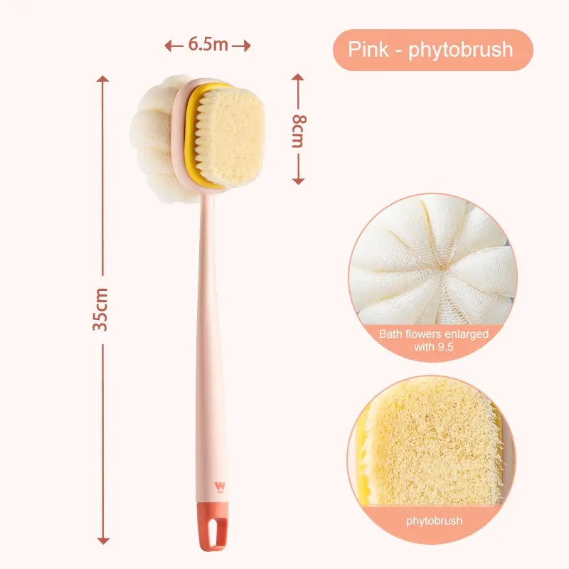 Brosse de douche 2 en 1 - Nettoie et Exfolie