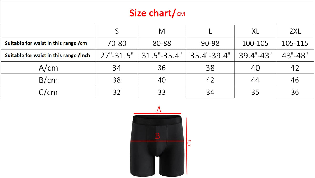 Lot de 7 Boxers Mi-Long en Coton pour Homme