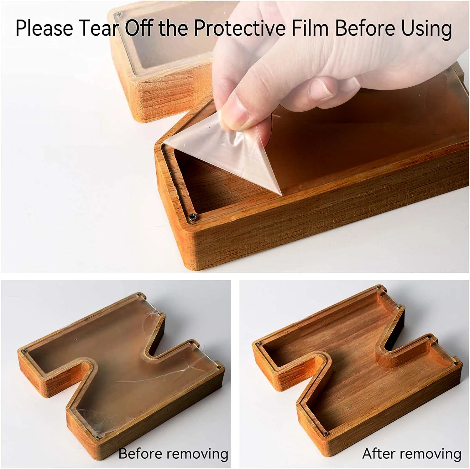 Tirelire en Bois avec initiale