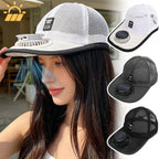 Casquette Solaire avec Ventilateur Intégré - Respirante et Rafraîchissante