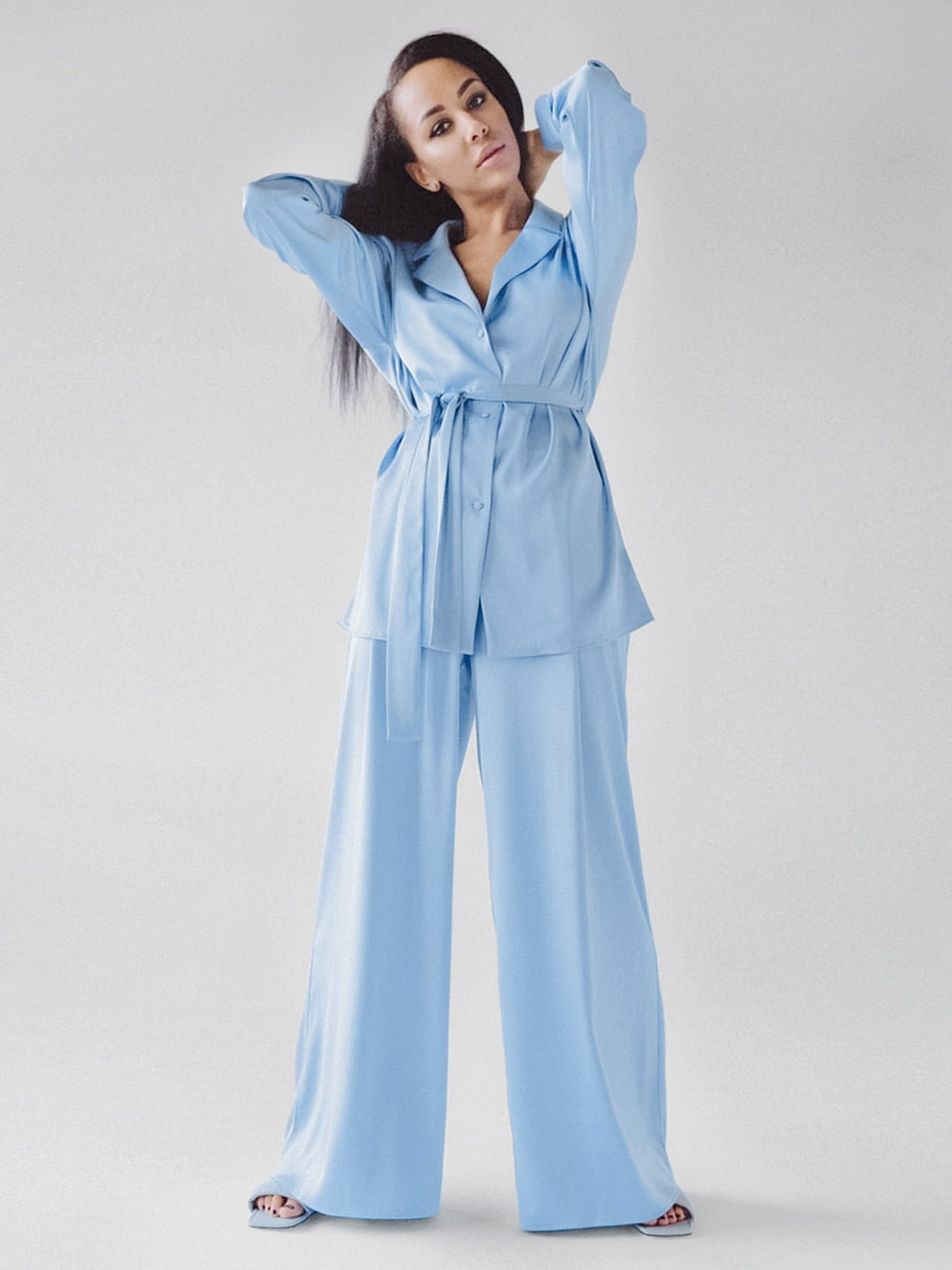 Pyjama satin ultra léger