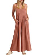 Combinaison pantalon ample à bouton et poches - Collection 2023