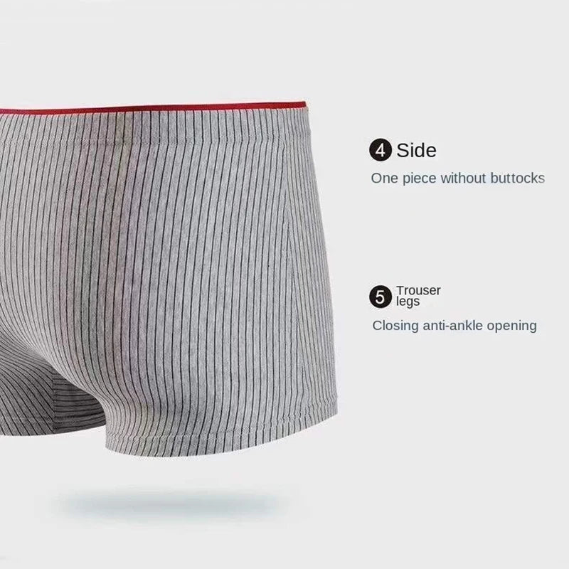 Lot de 4 Boxers en coton doux pour homme