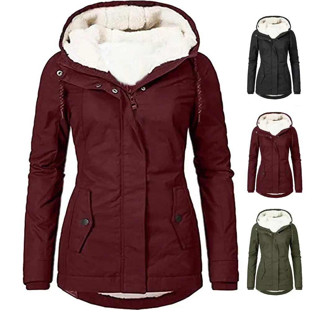 Parka Polaire Unie - Femme