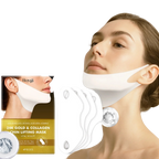Masque Lifting Menton & Cou au Collagène OR 24K - 4 ACHETÉS = 4 OFFERTS