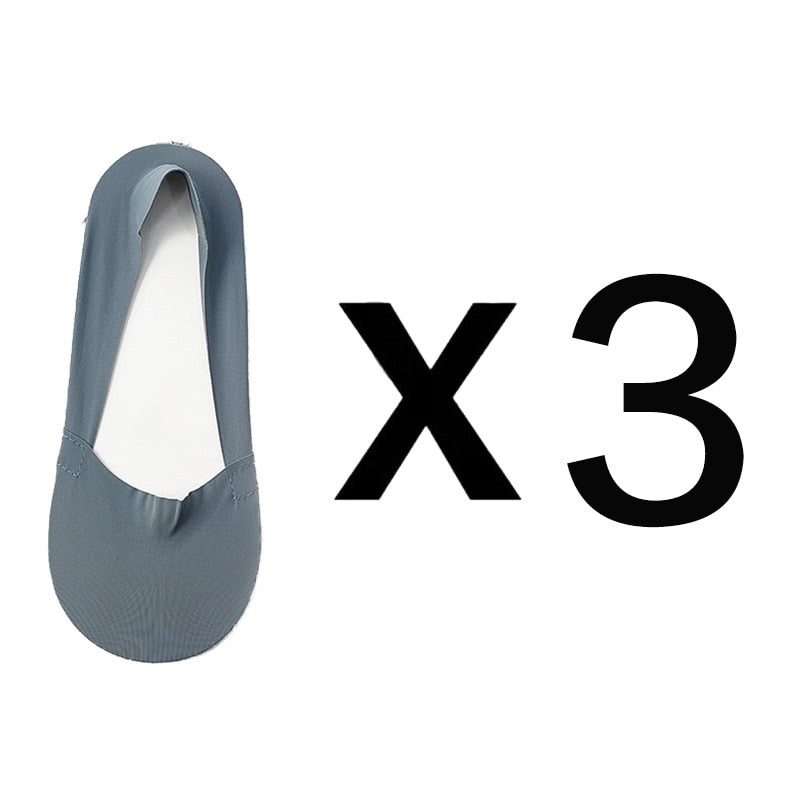 Chaussettes invisibles antidérapantes (3 paires)
