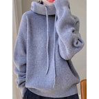 Sweat à Capuche en Maille Chaude - Femme