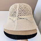 Chapeau de plage en osier tressé