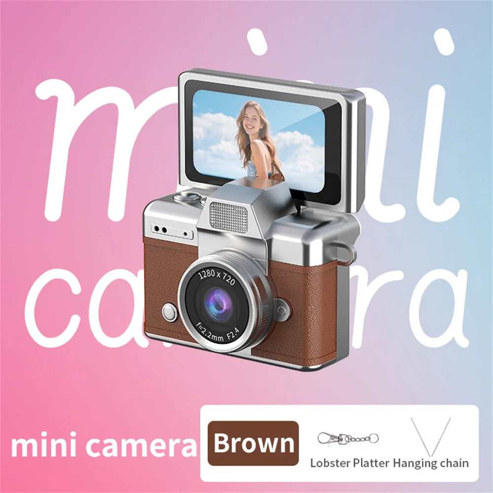 Mini Appareil Photo Rétro HD à Écran Pivotant + carte 64GB OFFERTE